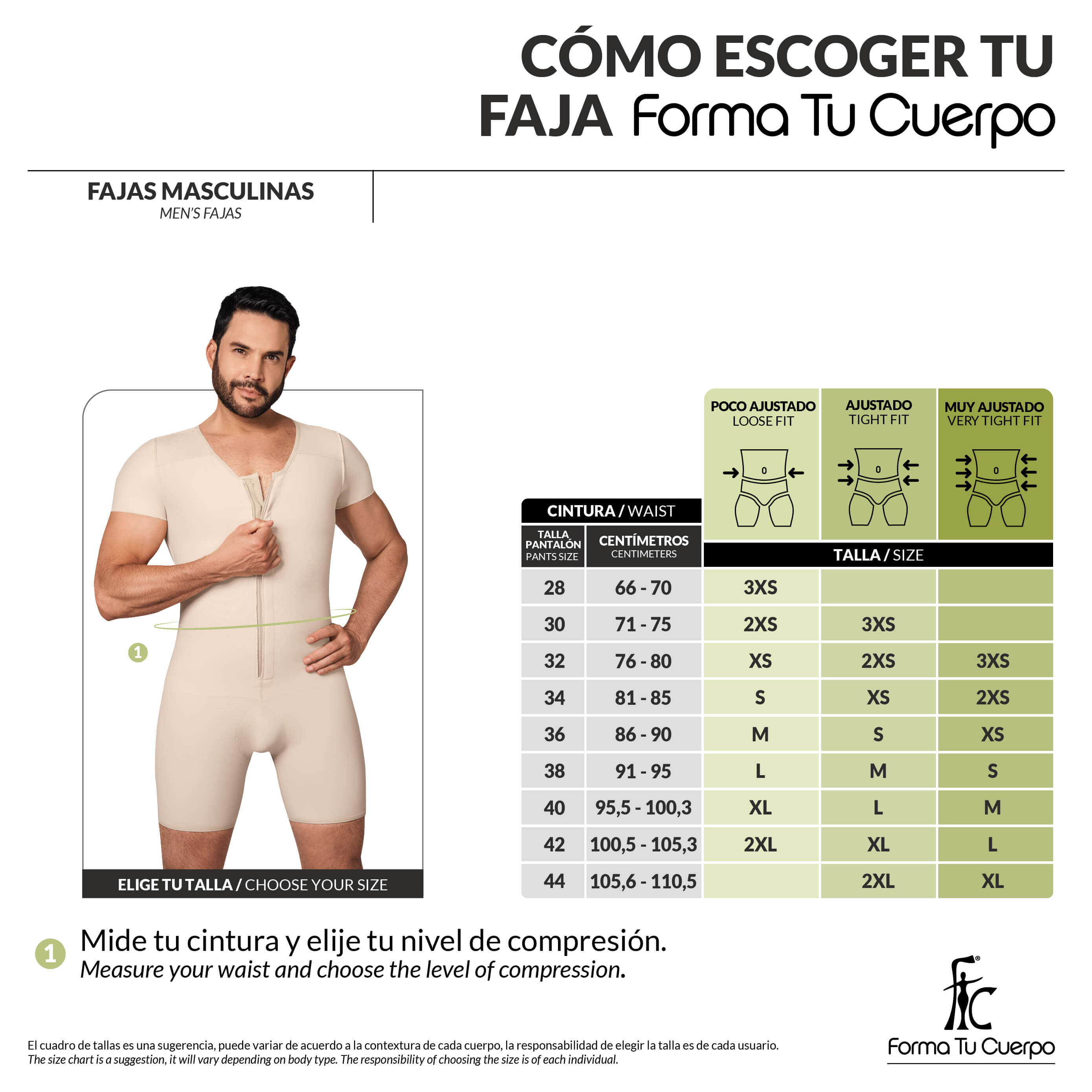 Complete Girdle for Men (Ref. H-001)