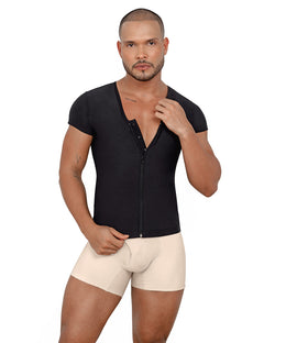Faja Chaleco Postquirúrgica para Hombre : Control Abdominal para Uso Diario ( Ref. H-002 / H-005 )