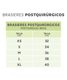 Post-operative bra with shaping girdle: Bust support &amp; tummy control (REF. C-031)