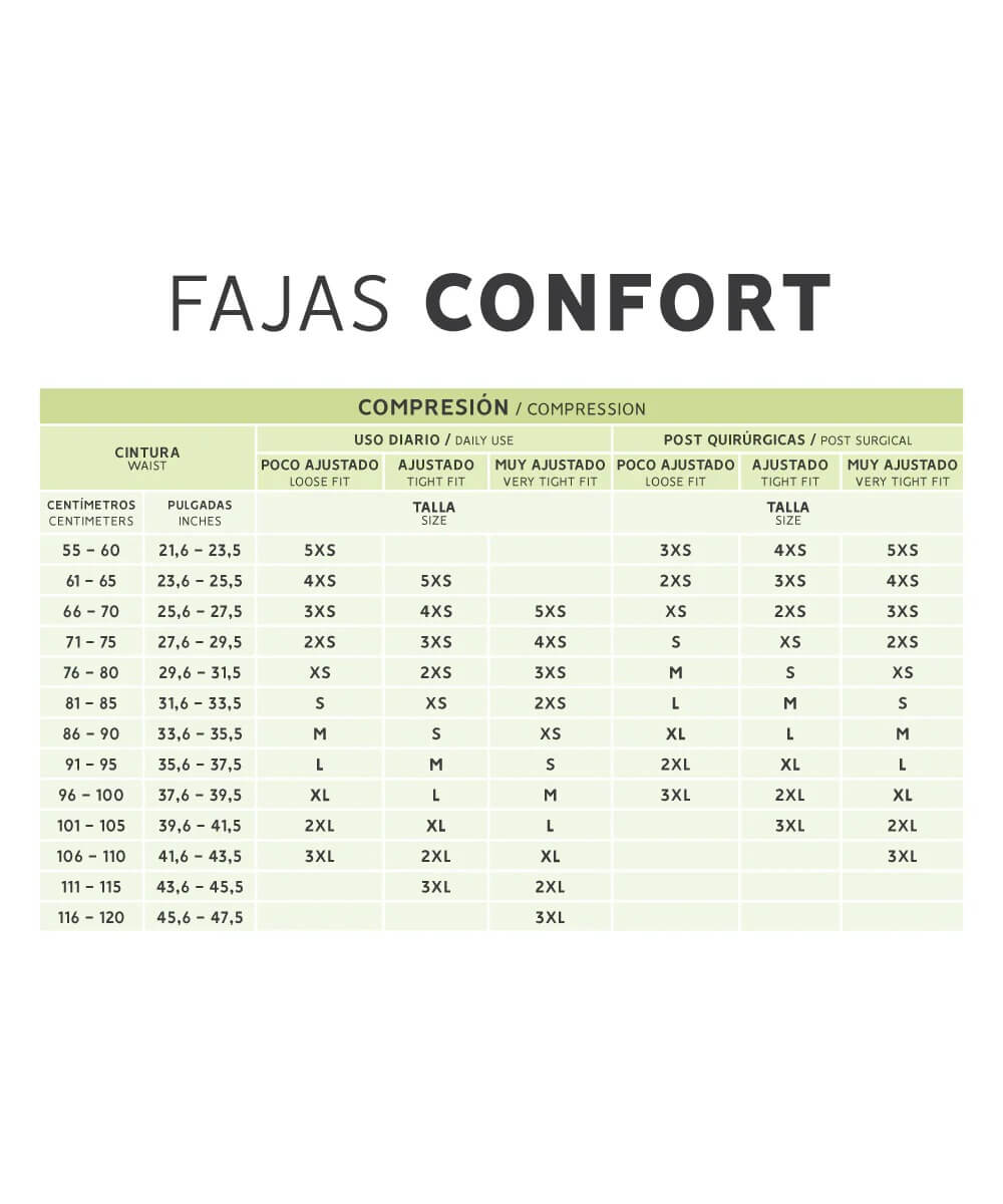 Faja Postoperatoria Primera Etapa – Compresión Media ( Ref. C-013 )