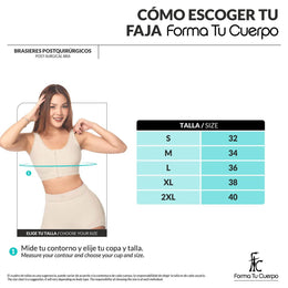 Postoperative bra: Bust lift &amp; waist shaping ( REF. C-033 )